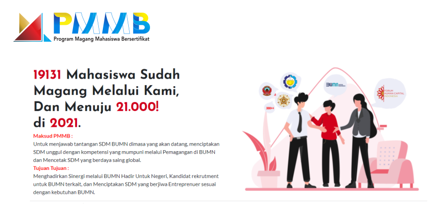 Program Magang Mahasiswa Bersertifikat (PMMB) BUMN 2021 Batch 1