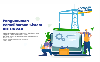 Informasi Pembaruan dan Pengembangan Sistem IDE UNPAR